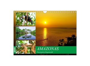 9783435341238 - Amazonas - Faszination Regenwald (Wandkalender 2025 DIN A4 quer) CALVENDO Monatskalender