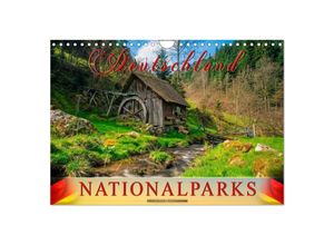 9783435341283 - Deutschland - Nationalparks (Wandkalender 2025 DIN A4 quer) CALVENDO Monatskalender