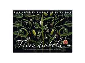 9783435341580 - Flora diabola - Die wundersame Welt des Fotodesigners Olaf Bruhn (Tischkalender 2025 DIN A5 quer) CALVENDO Monatskalender