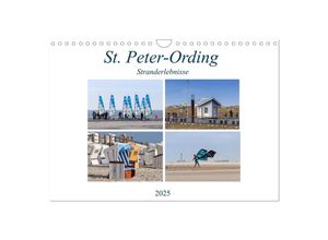 9783435343812 - St Peter-Ording Stranderlebnisse (Wandkalender 2025 DIN A4 quer) CALVENDO Monatskalender