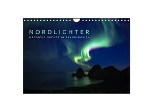 9783435343881 - Nordlichter - Magische Nächte in Skandinavien (Wandkalender 2025 DIN A4 quer) CALVENDO Monatskalender