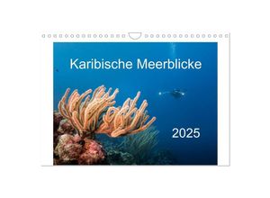 9783435343966 - Karibische Meerblicke (Wandkalender 2025 DIN A4 quer) CALVENDO Monatskalender