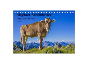 9783435346332 - Allgäuer Schönheiten Allgäu - Land der Kühe (Tischkalender 2025 DIN A5 quer) CALVENDO Monatskalender