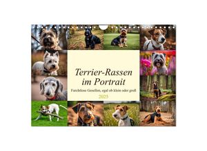 9783435347896 - Terrier-Rassen im Portrait (Wandkalender 2025 DIN A4 quer) CALVENDO Monatskalender