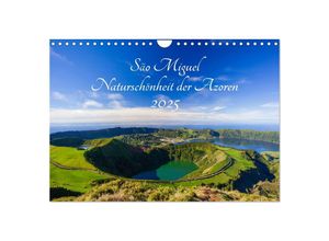 9783435348503 - São Miguel - Naturschönheit der Azoren (Wandkalender 2025 DIN A4 quer) CALVENDO Monatskalender