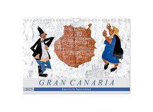 9783435348633 - Gran Canaria - Kanarische Impressionen (Wandkalender 2025 DIN A4 quer) CALVENDO Monatskalender