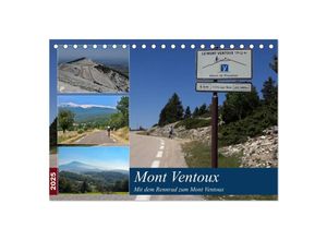 9783435348756 - Mit dem Rennrad zum Mont Ventoux (Tischkalender 2025 DIN A5 quer) CALVENDO Monatskalender