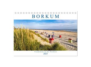 9783435348824 - BORKUM Trauminsel in der Nordsee (Tischkalender 2025 DIN A5 quer) CALVENDO Monatskalender