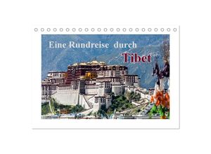 9783435350629 - Eine Rundreise durch Tibet (Tischkalender 2025 DIN A5 quer) CALVENDO Monatskalender