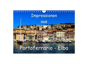 9783435353576 - Impressionen aus Portoferrario - Elba (Wandkalender 2025 DIN A4 quer) CALVENDO Monatskalender