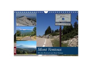 9783435353736 - Mit dem Rennrad zum Mont Ventoux (Wandkalender 2025 DIN A4 quer) CALVENDO Monatskalender