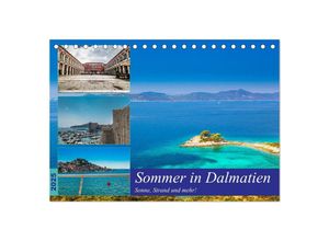 9783435353804 - Sommer in Dalmatien - Sonne Strand und mehr! (Tischkalender 2025 DIN A5 quer) CALVENDO Monatskalender