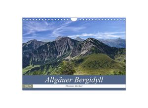 9783435353910 - Allgäuer Bergidyll (Wandkalender 2025 DIN A4 quer) CALVENDO Monatskalender