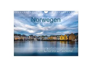 9783435356201 - Norwegen von Oslo bis Ålesund (Wandkalender 2025 DIN A4 quer) CALVENDO Monatskalender