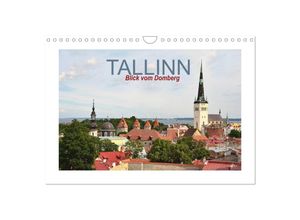 9783435356423 - Tallinn Blick vom Domberg (Wandkalender 2025 DIN A4 quer) CALVENDO Monatskalender