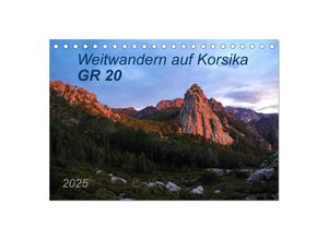 9783435358793 - Weitwandern auf Korsika GR 20 (Tischkalender 2025 DIN A5 quer) CALVENDO Monatskalender