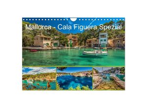 9783435358878 - Mallorca - Cala Figuera Spezial (Wandkalender 2025 DIN A4 quer) CALVENDO Monatskalender