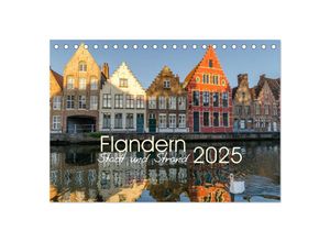 9783435363582 - Flandern - Stadt und Strand (Tischkalender 2025 DIN A5 quer) CALVENDO Monatskalender