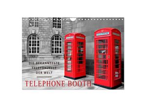 9783435363971 - Die bekannteste Telefonzelle der Welt - Telephone Booth (Wandkalender 2025 DIN A4 quer) CALVENDO Monatskalender