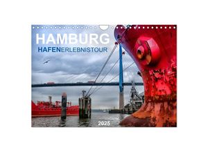 9783435364305 - Hamburg Hafenerlebinstour (Wandkalender 2025 DIN A4 quer) CALVENDO Monatskalender