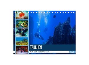 9783435365517 - Tauchen auf den Sychellen (Tischkalender 2025 DIN A5 quer) CALVENDO Monatskalender