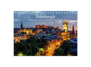 9783435366507 - Edinburgh - Impressionen aus der schottischen Hauptstadt (Tischkalender 2025 DIN A5 quer) CALVENDO Monatskalender