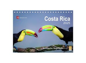 9783435368747 - Costa Rica 2025 Exotische Vogelwelt (Tischkalender 2025 DIN A5 quer) CALVENDO Monatskalender