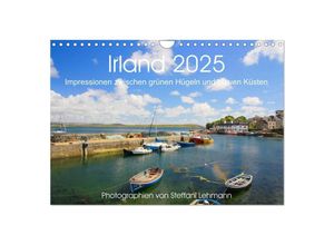 9783435371310 - Irland 2025 Impressionen zwischen grünen Hügeln und blauen Küsten (Wandkalender 2025 DIN A4 quer) CALVENDO Monatskalender