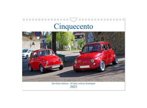 9783435373413 - Cinquecento Der kleine Italiener - 60 Jahre zeitloses Kultobjekt (Wandkalender 2025 DIN A4 quer) CALVENDO Monatskalender