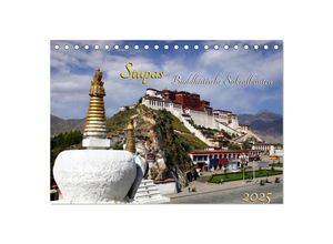 9783435373550 - Stupas - Buddhistische Sakralbauten 2025 (Tischkalender 2025 DIN A5 quer) CALVENDO Monatskalender