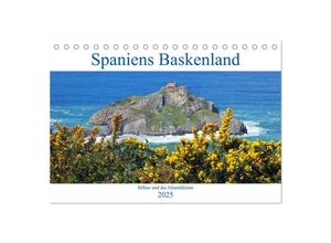 9783435373789 - Spaniens Baskenland (Tischkalender 2025 DIN A5 quer) CALVENDO Monatskalender