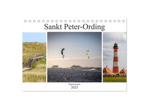 9783435375561 - Impressionen aus Sankt Peter-Ording (Tischkalender 2025 DIN A5 quer) CALVENDO Monatskalender