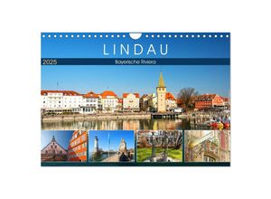 9783435378791 - Lindau - Bayerische Riviera (Wandkalender 2025 DIN A4 quer) CALVENDO Monatskalender