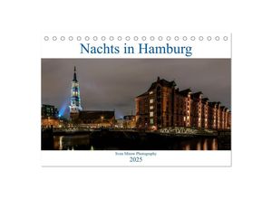 9783435380589 - Nachts in Hamburg (Tischkalender 2025 DIN A5 quer) CALVENDO Monatskalender