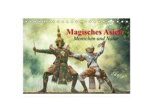 9783435381456 - Magisches Asien Menschen und Natur (Tischkalender 2025 DIN A5 quer) CALVENDO Monatskalender