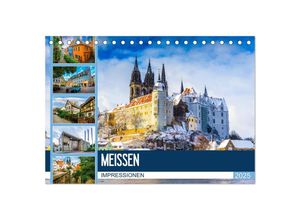 9783435383719 - Meißen Impressionen (Tischkalender 2025 DIN A5 quer) CALVENDO Monatskalender