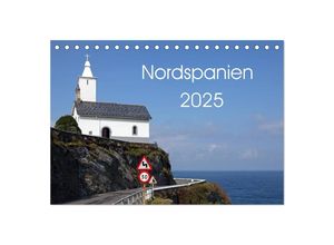 9783435383733 - Nordspanien (Tischkalender 2025 DIN A5 quer) CALVENDO Monatskalender