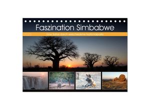 9783435383948 - Faszination Simbabwe (Tischkalender 2025 DIN A5 quer) CALVENDO Monatskalender