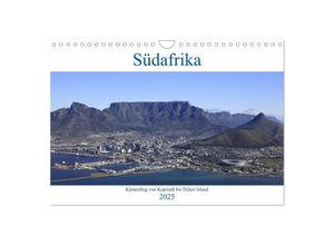 9783435383955 - Südafrika - Küstenflug von Kapstadt bis Dyker Island (Wandkalender 2025 DIN A4 quer) CALVENDO Monatskalender