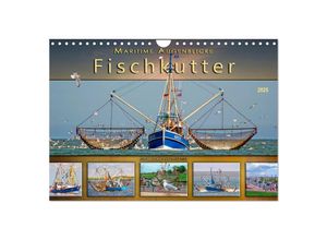 9783435384020 - Maritime Augenblicke - Fischkutter (Wandkalender 2025 DIN A4 quer) CALVENDO Monatskalender