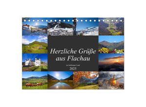 9783435384051 - Herzliche Grüße aus Flachau (Tischkalender 2025 DIN A5 quer) CALVENDO Monatskalender
