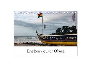 9783435384358 - Eine Reise durch Ghana (Tischkalender 2025 DIN A5 quer) CALVENDO Monatskalender