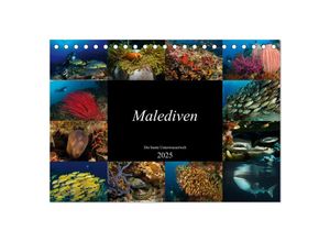 9783435384846 - Malediven - Die bunte Unterwasserwelt (Tischkalender 2025 DIN A5 quer) CALVENDO Monatskalender