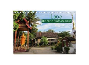 9783435386833 - Laos - Die Perle Südostasiens (Tischkalender 2025 DIN A5 quer) CALVENDO Monatskalender