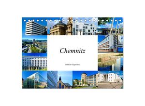 9783435388349 - Chemnitz - Stadt der Gegensätze (Tischkalender 2025 DIN A5 quer) CALVENDO Monatskalender