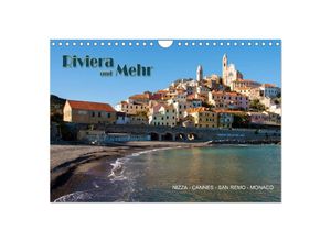 9783435388653 - Riviera und Mehr - Nizza Cannes San Remo Monaco (Wandkalender 2025 DIN A4 quer) CALVENDO Monatskalender