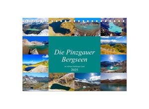 9783435391271 - Die Pinzgauer Bergseen im schönen Salzburger Land (Tischkalender 2025 DIN A5 quer) CALVENDO Monatskalender