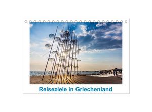 9783435391288 - Reiseziele in Griechenland (Tischkalender 2025 DIN A5 quer) CALVENDO Monatskalender