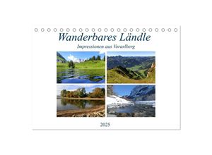 9783435393329 - Wanderbares Ländle - Impressionen aus Vorarlberg (Tischkalender 2025 DIN A5 quer) CALVENDO Monatskalender