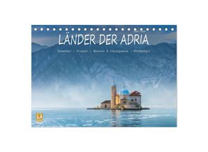 9783435395453 - Länder der Adria (Tischkalender 2025 DIN A5 quer) CALVENDO Monatskalender